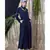 Blue Nazneen Shirt Collar Executive  Abaya