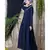 Blue Nazneen Shirt Collar Executive  Abaya
