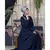 Blue Nazneen Shirt Collar Executive  Abaya