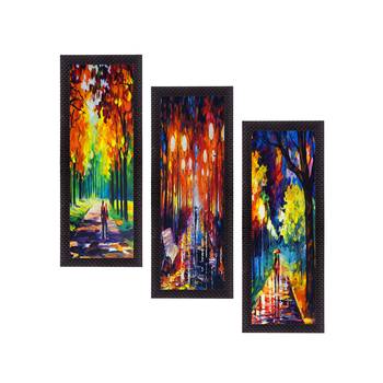 Set Of 3 Beautiful Loving Couple Satin Matt Texture UV Art Painting 1