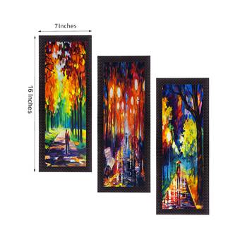 Set Of 3 Beautiful Loving Couple Satin Matt Texture UV Art Painting 2