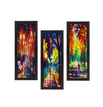 Set Of 3 Beautiful Loving Couple Satin Matt Texture UV Art Painting 1