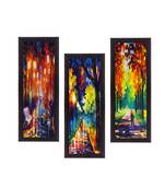 Set Of 3 Beautiful Loving Couple Satin Matt Texture UV Art Painting