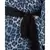 Blue Nazneen Animal Printed Bell Sleeve Casual Abaya