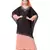 Peach Nazneen Double Layer Embellished Party Abaya