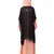 Peach Nazneen Double Layer Embellished Party Abaya