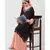 Peach Nazneen Double Layer Embellished Party Abaya