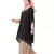 Peach Nazneen Double Layer Embellished Party Abaya