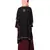 Maroon Nazneen Double Layer Embellished Party Abaya