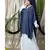 Blue Nazneen Double Layer Embellished Party Abaya