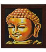 Lord Buddha Design Satin Matt Texture UV Art Painting