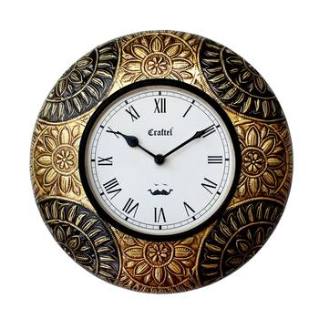 12" Antique Brass Metal Decorative wall clock 2