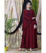 Maroon Daily Wear Abaya for Women