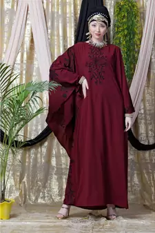 Maroon Daily Wear Abaya for Women