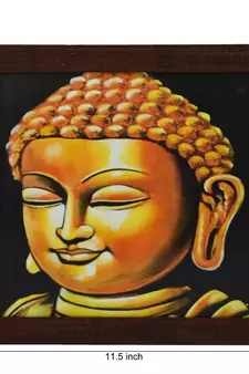 Lord Buddha Design Satin Matt Texture UV Art Painting