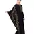Black Nazneen Embroidered Butterfly Sleeve  Party  Abaya