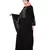 Black Nazneen Embroidered Butterfly Sleeve  Party  Abaya