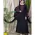 Black Nazneen Embroidered Butterfly Sleeve  Party  Abaya