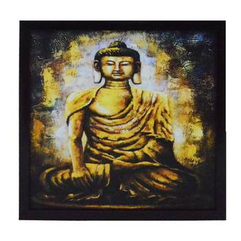 Spritual Buddha Satin Matt Texture UV Art Painting 1