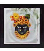 Shree Krishna Design Satin Matt Texture UV Art Painting