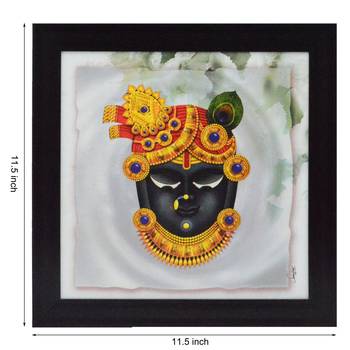 Shree Krishna Design Satin Matt Texture UV Art Painting 2