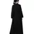Black Nazneen Extra Contrast Jacket Executive Abaya