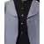 Black Nazneen Extra Contrast Jacket Executive Abaya