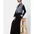Black Nazneen Extra Contrast Jacket Executive Abaya