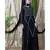 Black Nazneen Hand Embroidered Party Abaya