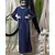 Blue Nazneen Hand Embroidered Party Abaya