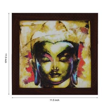 Spritual Buddha Head Satin Matt Texture UV Art Painting 2
