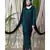 Green Nazneen Full Hand Embellished Party Abaya