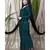 Green Nazneen Full Hand Embellished Party Abaya