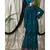 Green Nazneen Full Hand Embellished Party Abaya