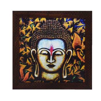 Spritual Buddha Head Satin Matt Texture UV Art Painting 1