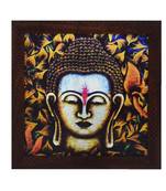 Spritual Buddha Head Satin Matt Texture UV Art Painting