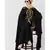 Black Nazneen Extra Long Wings Sleeve Embroidered Party Abaya