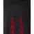 Black Nazneen Front Embroidered Zip At Neck Nida Abaya