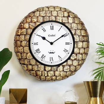 12" Antique Brass Metal Decorative wall clock 1