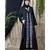 Black Nazneen Front Embroidered Zip At Neck Nida Abaya