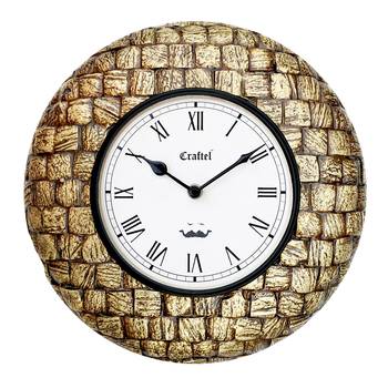 12" Antique Brass Metal Decorative wall clock 2