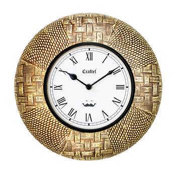 12" Antique Brass Metal Decorative wall clock 2