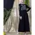 Black Nazneen Embroidered Party Abaya