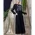 Black Nazneen Embroidered Party Abaya