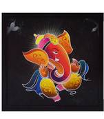 Lord Ganesha Satin Matt Texture UV Art Painting