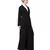 Black Nazneen Executive Two Pc Contemprory Coat Pant Cum Abaya