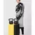 Grey Nazneen Contrast Knits Sports Abaya With Legging