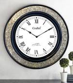 18" AntiqueBrass Metal Decorative Wall Clock for Home