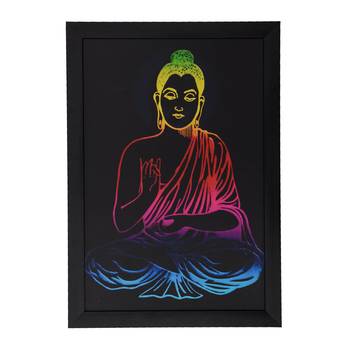 Spritual Buddha Satin Matt Texture UV Art Painting 1