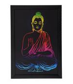 Spritual Buddha Satin Matt Texture UV Art Painting